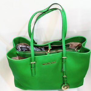 Michael Kors Green Tote Handbag